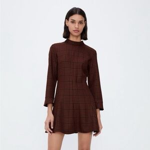 Zara plaid dress